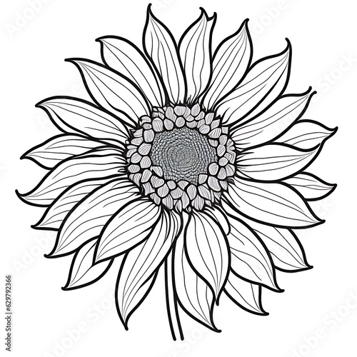 Flower Coloring Book for Kids