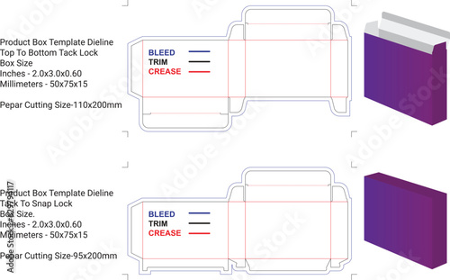 Product Box, Template, Dieline Box Design,  cardboard, box template, layout box, cosmetic box,