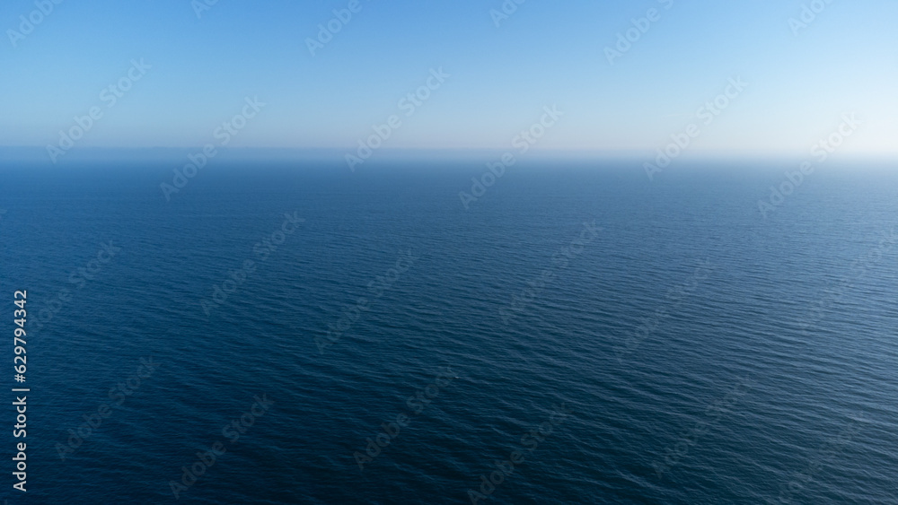 Aerial Shot of Pacific Ocean off Santa Monica, California Aerial Shot of Pacific Ocean off Santa Monica, California