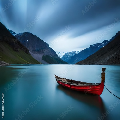 boat on the lake © Mustafa