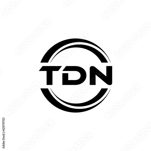TDN Logo Design  Inspiration for a Unique Identity. Modern Elegance and Creative Design. Watermark Your Success with the Striking this Logo.
