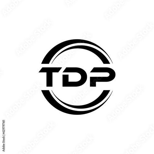 TDP Logo Design, Inspiration for a Unique Identity. Modern Elegance and Creative Design. Watermark Your Success with the Striking this Logo.