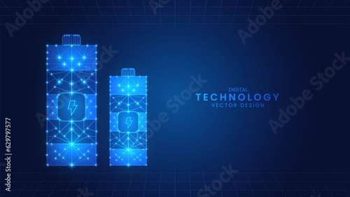 Technology battery high power. Battery to electric cars and mobile devices