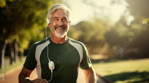 An Elderly people in sportswear exercising with personal trainers at gym and park. Seniors and people exercising in health club. created with ai