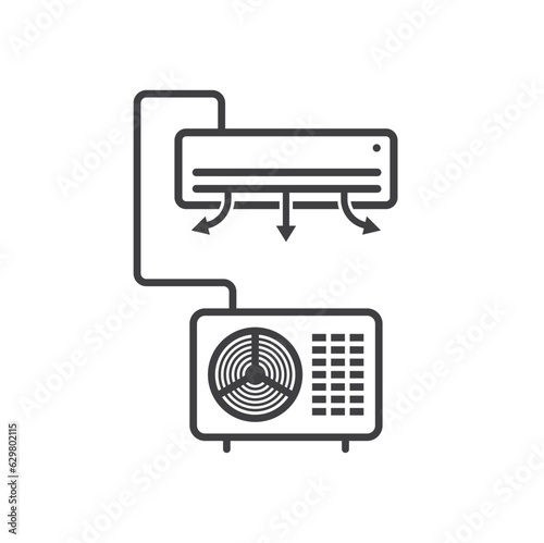 illustration of air conditioning compressor.