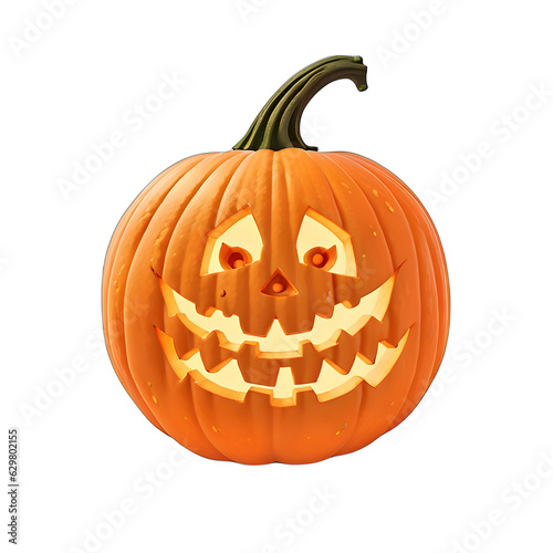 Experience the magic of a 3D animated style jack-o-lantern, bringing spooky delights to your digital world