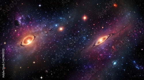 Valokuva Universe, galaxy, space background