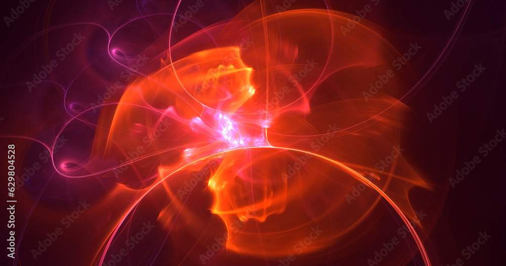 3D rendering abstract colorful fractal light background 3D rendering abstract colorful fractal light background