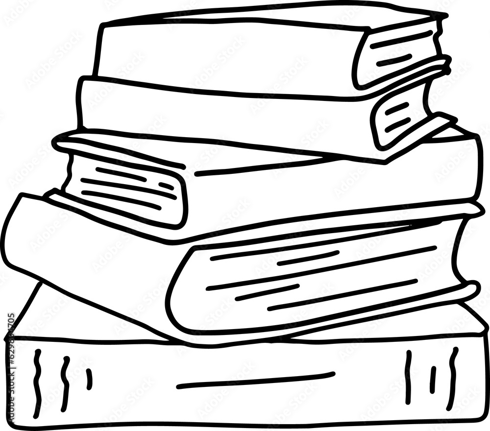 Doodle school element. Back to school kids coloring page knowledge education. School supplies Doodle school element. Back to school kids coloring page knowledge education. School supplies