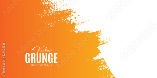 Abstract orange and yellow gradient brush stroke new background