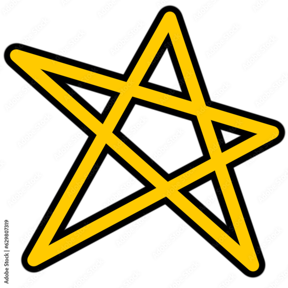 unique star image illustration, cool and nice unique star image illustration, cool and nice