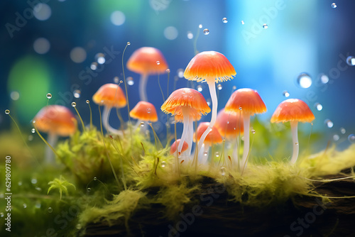 mushroom in a small world