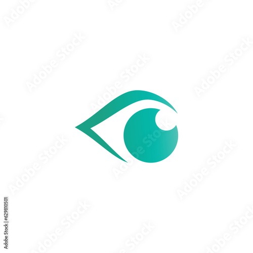 Eye logo vector illustration business element and symbol design