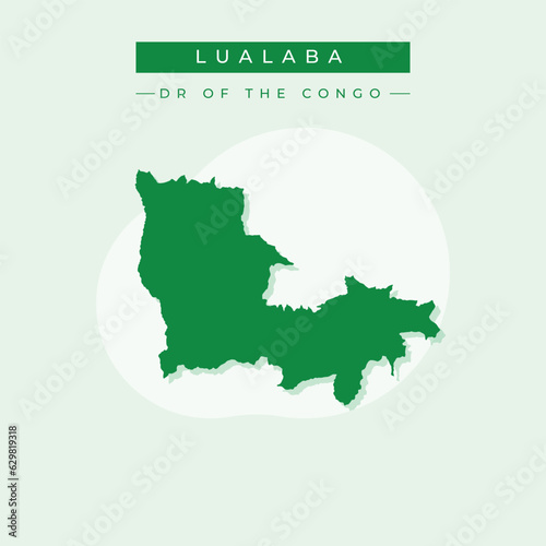 Vector illustration vector of Lualaba map Democratic republic of the Congo photo