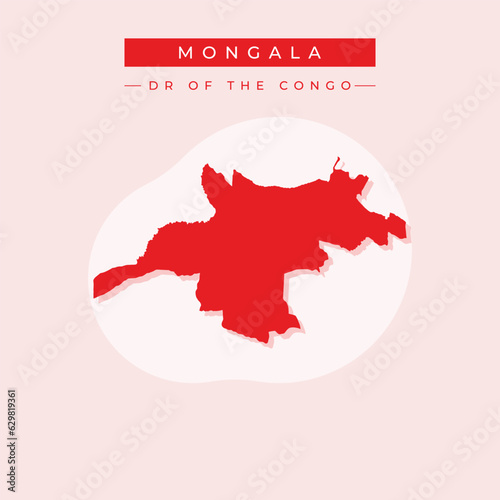 Vector illustration vector of Mongala map Democratic republic of the Congo photo