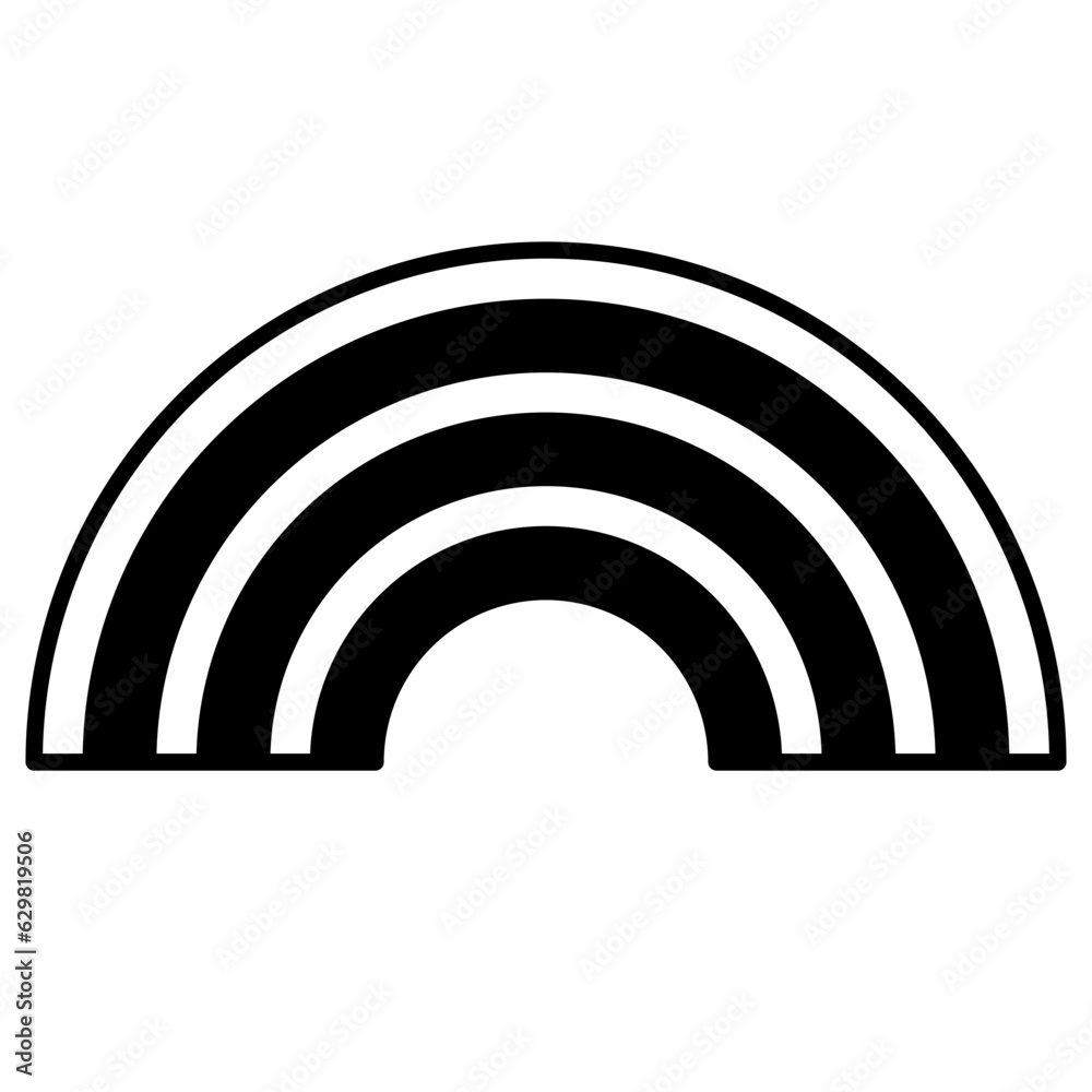 rainbow glyph icon rainbow glyph icon