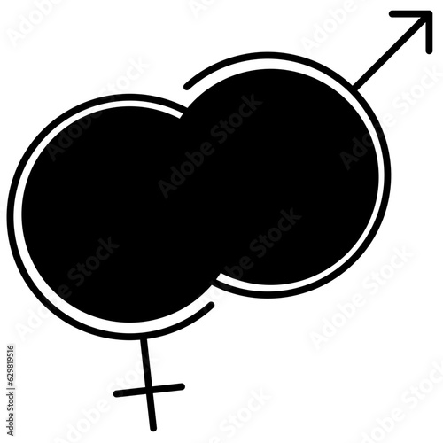 sexuality glyph icon