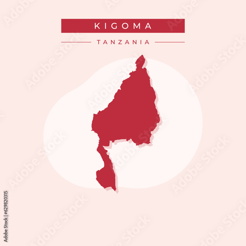 Vector illustration vector of Kigoma map Tanzania
