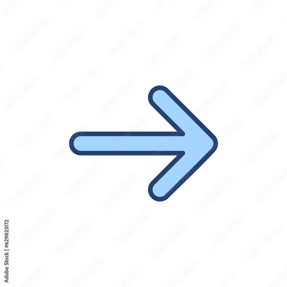 Arrow icon vector. Arrow sign and symbol for web design. Arrow icon vector. Arrow sign and symbol for web design.