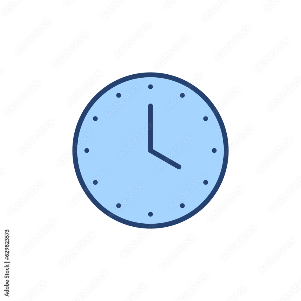 Clock icon vector. Time sign and symbol. watch icon Clock icon vector. Time sign and symbol. watch icon