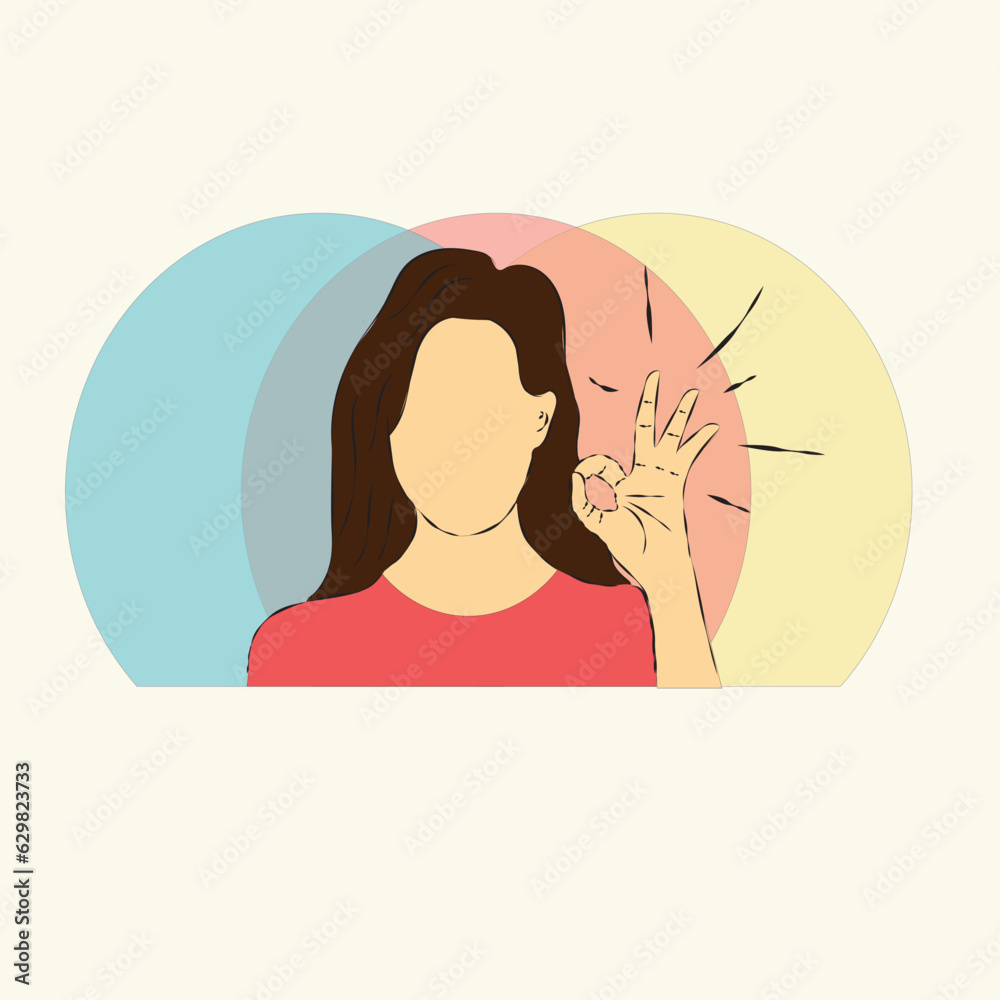 vector illustration of a woman in an okay pose
vector illustration of a woman in an okay pose