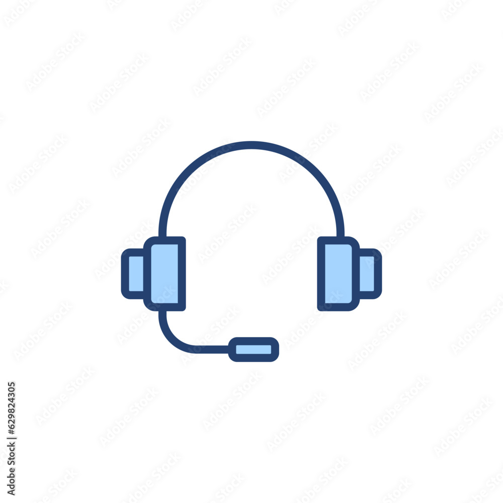 Headphone icon vector. Headvector sign and symbol Headphone icon vector. Headvector sign and symbol