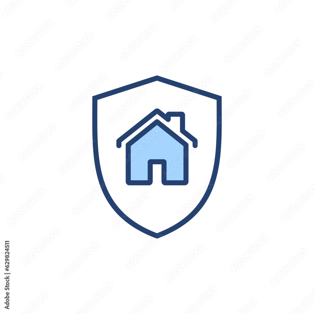 house insurance icon vector. house protection sign and symbol house insurance icon vector. house protection sign and symbol