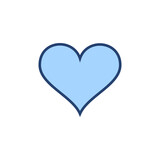 Love icon vector. Heart sign and symbol. Like icon vector.