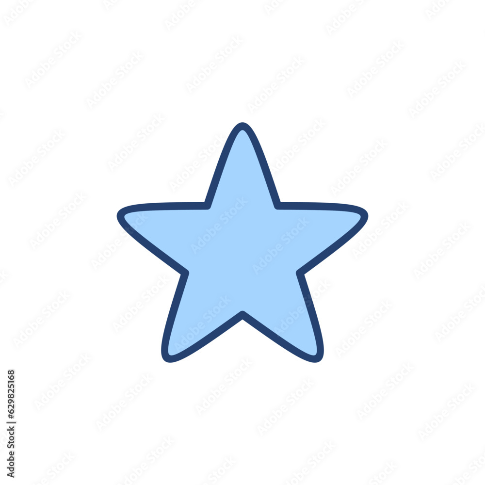 Star icon vector. rating sign and symbol. favourite star icon Star icon vector. rating sign and symbol. favourite star icon