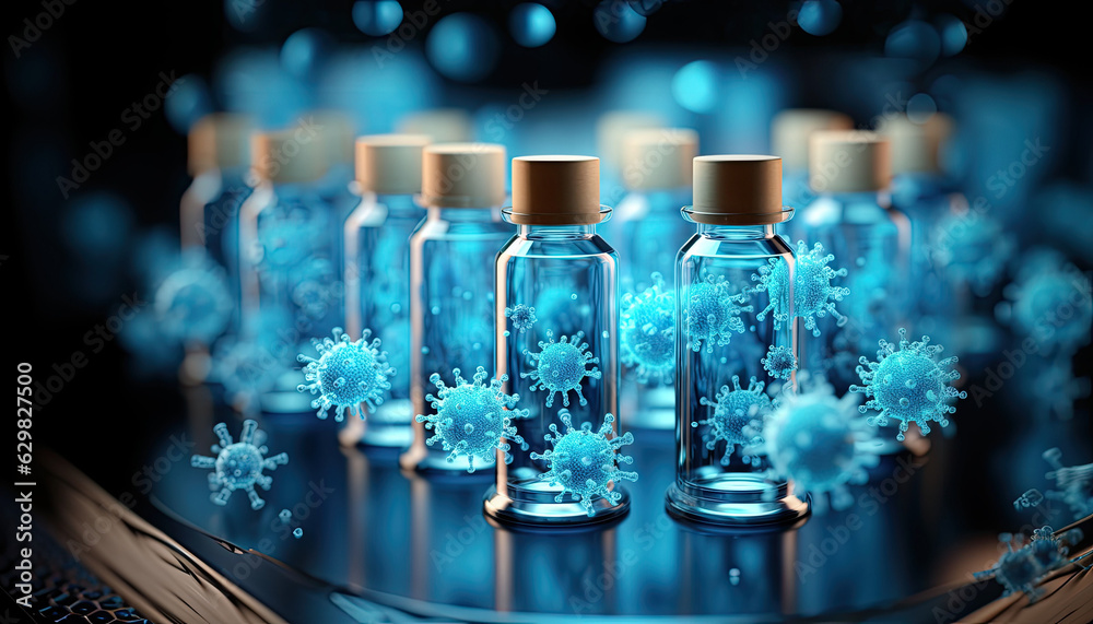 High quality stock photography a tube with virus,white lab, copy space High quality stock photography a tube with virus,white lab, copy space