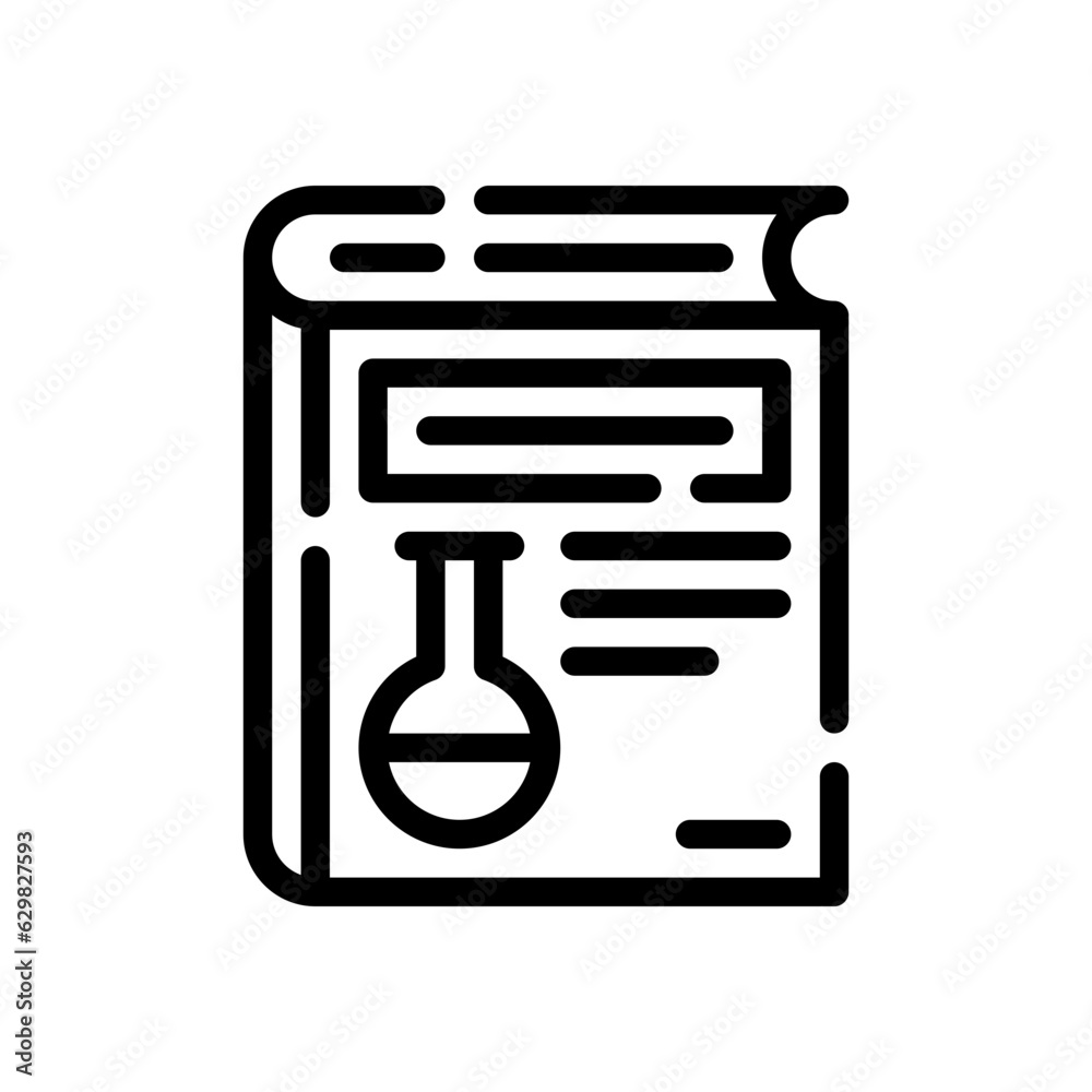 physics line icon physics line icon