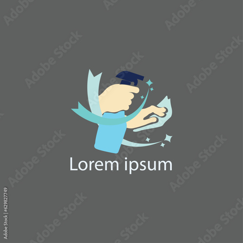 cleaning vector illustration logo eps 10
