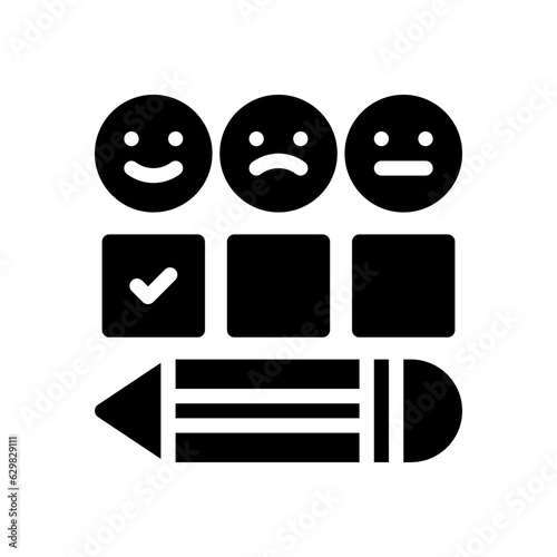 reaction glyph icon