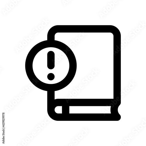 guidebook line icon