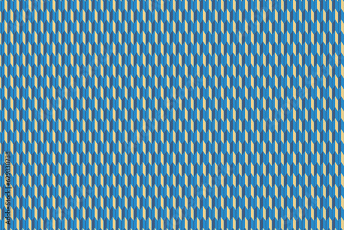 Blue arrow feathers stripe pattern background, vector illustration.