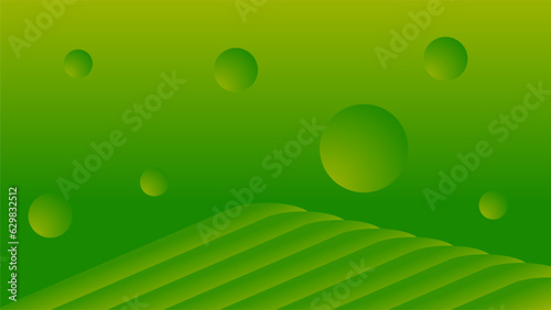 Abstract background with yellow green gradations