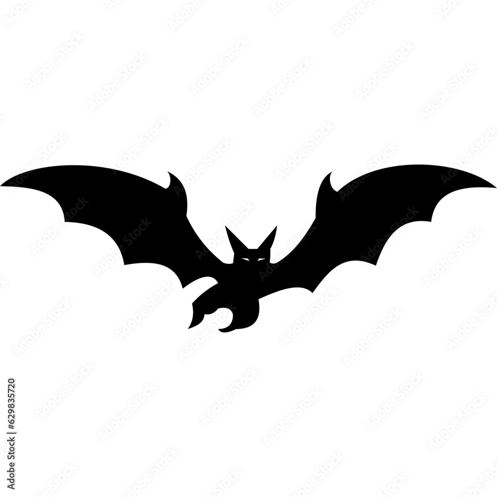 Obraz premium Halloween Bat Silhouette