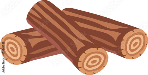 Wooden Logs Pile