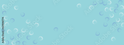 Ultramarine Starfish Background Blue Vector. Snail Decoration Textile Card. Coastal Graphic. Navy Oyster Nautical Design.