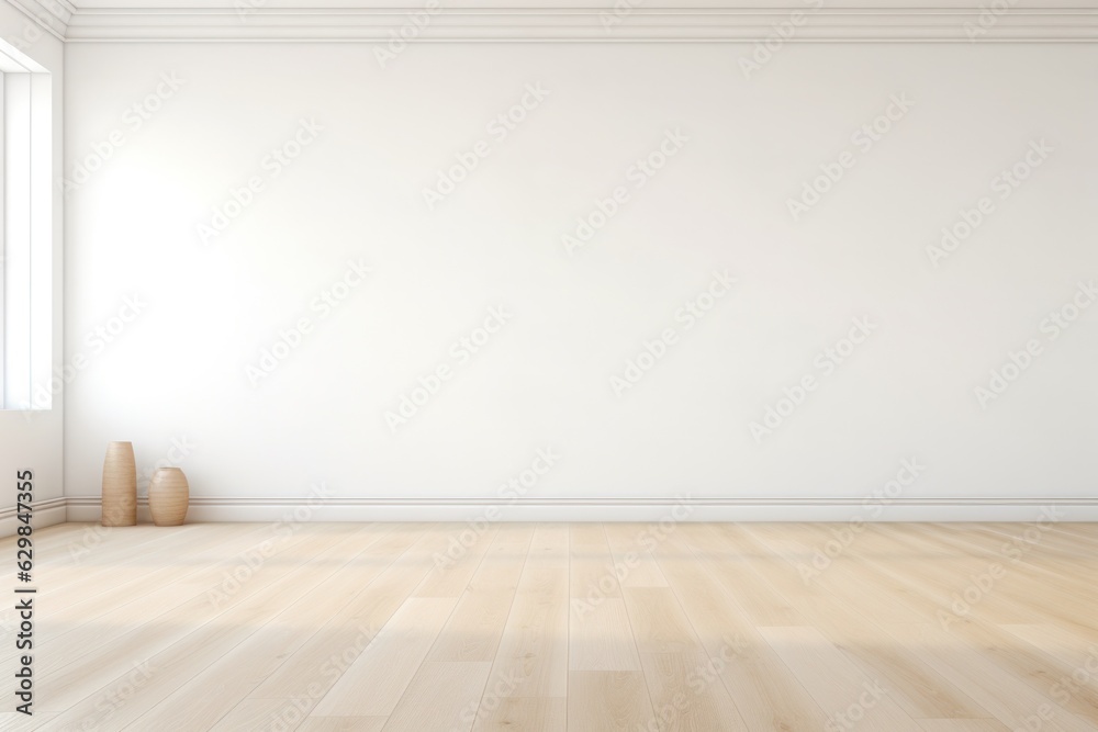 Empty light room interior Empty light room interior