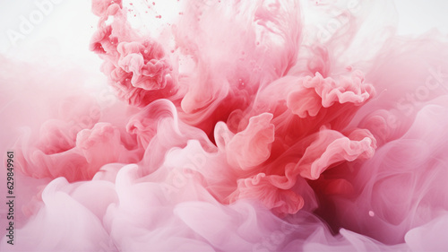 ピンク色の抽象的な爆発 pink abstract explosion. Created by generative Ai