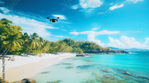 drone films beautiful landscapes
