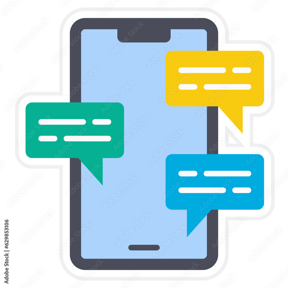 Mobile Chat Icon Mobile Chat Icon