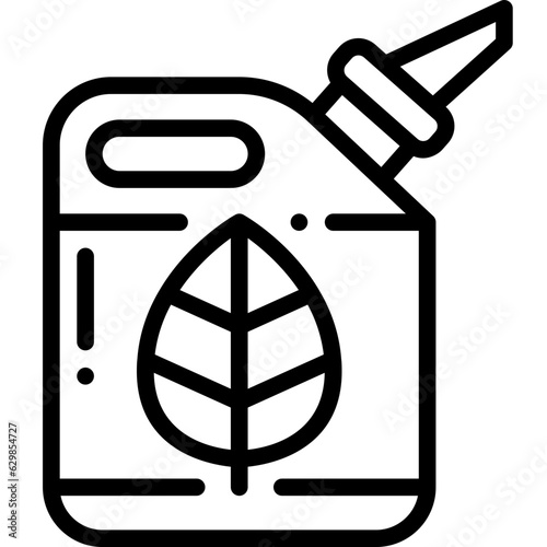 gas can line icon