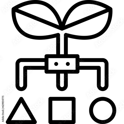 management line icon