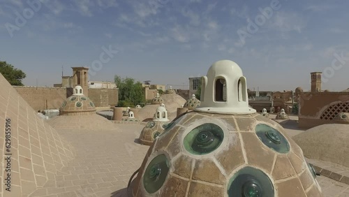 Sultan Amir ahmad bathhouse terrace Kashan Iran