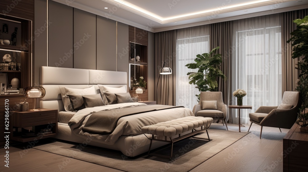 Bedroom design ideas, generative ai Bedroom design ideas, generative ai