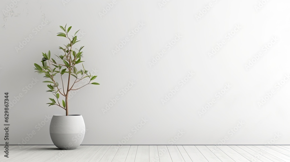 stylish composition minimalistic interior copy space, generative ai stylish composition minimalistic interior copy space, generative ai
