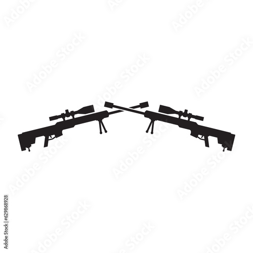 sniper icon vector