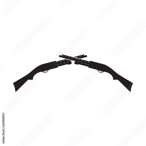 shotgun icon vector